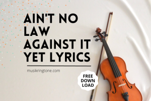 Aint no law against it yet lyrics